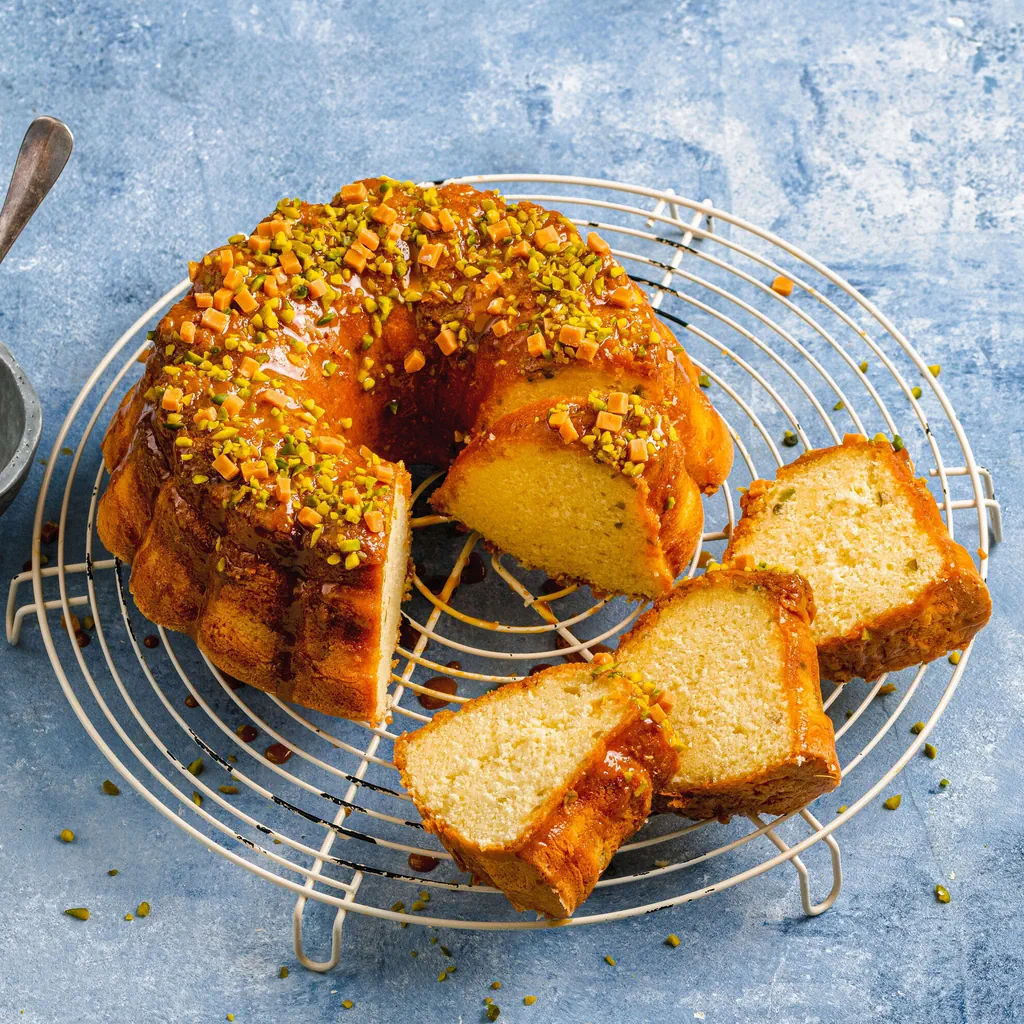 Kouglof caramel-pistaches