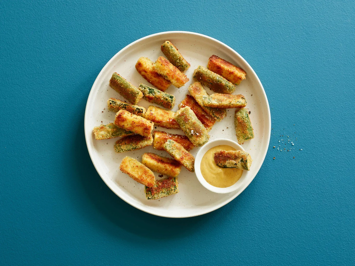Panierte Zucchetti-Sticks