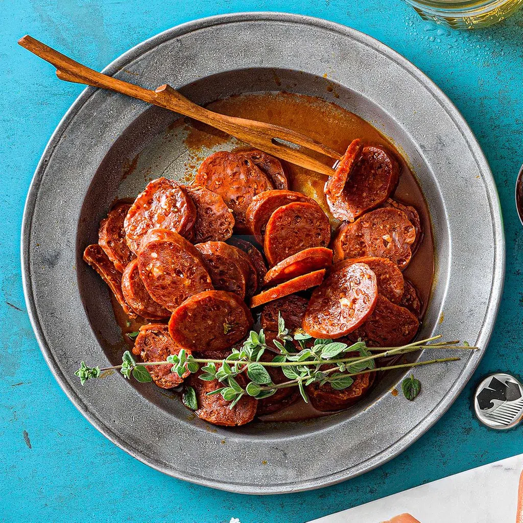 Flambierte Chorizo