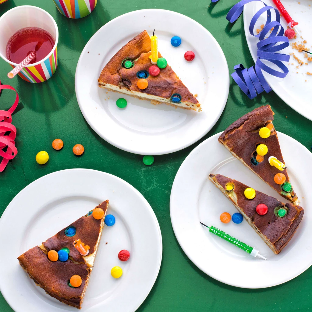 Birthday cheesecake