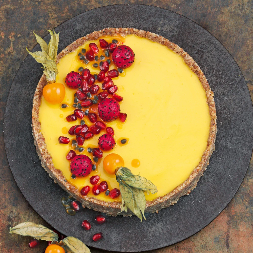 Torta di mango esotica