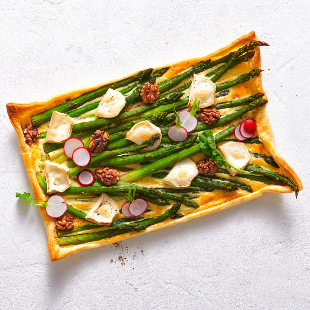 Quiche aux asperges