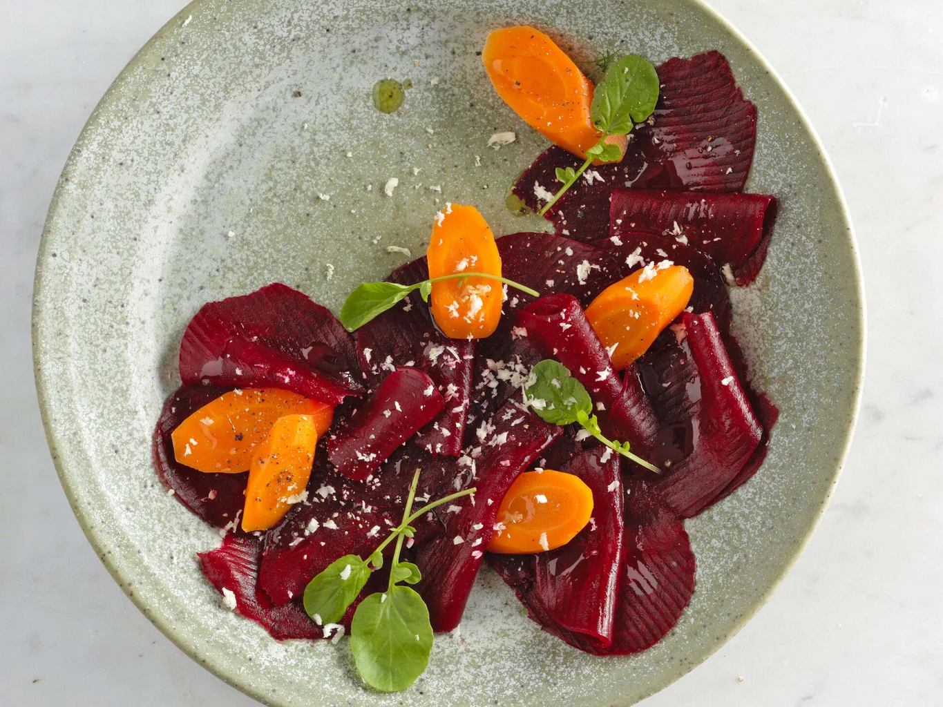 Randen-Karotten-Salat mit Meerrettich