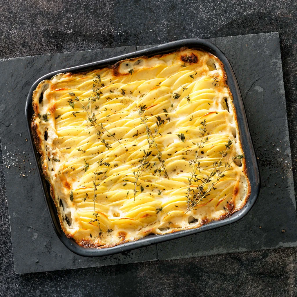 Veganer Kartoffelgratin