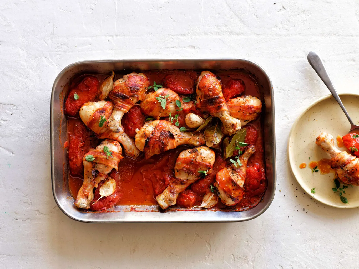 Gebackenes Tomaten-Poulet