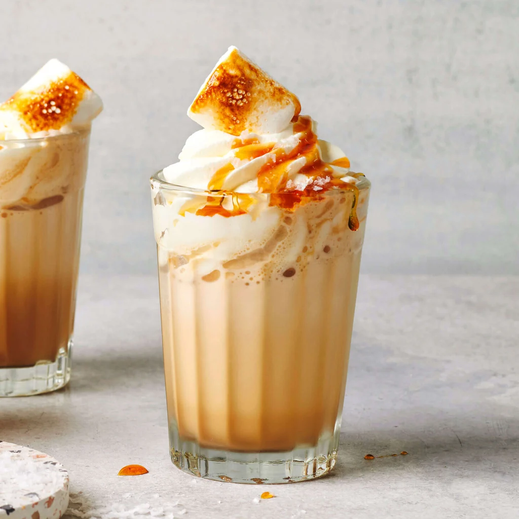 Frappé glacé café-caramel