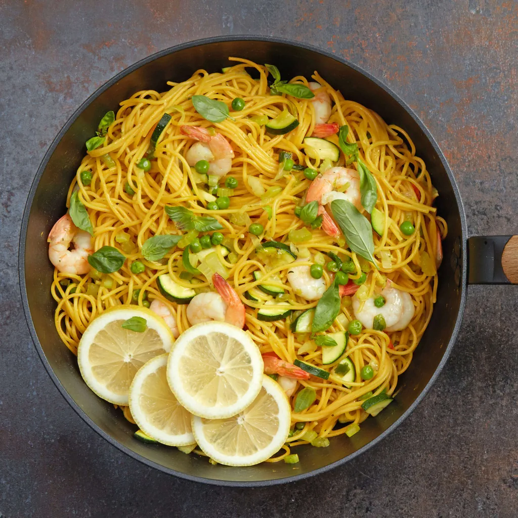 One-Pot-Safranspaghetti