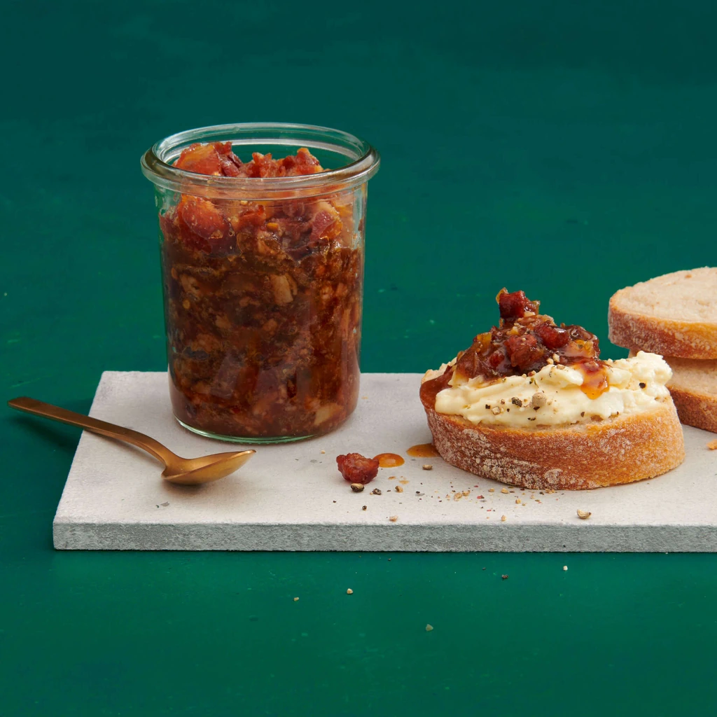 Chutney aux lardons et au sirop d'érable