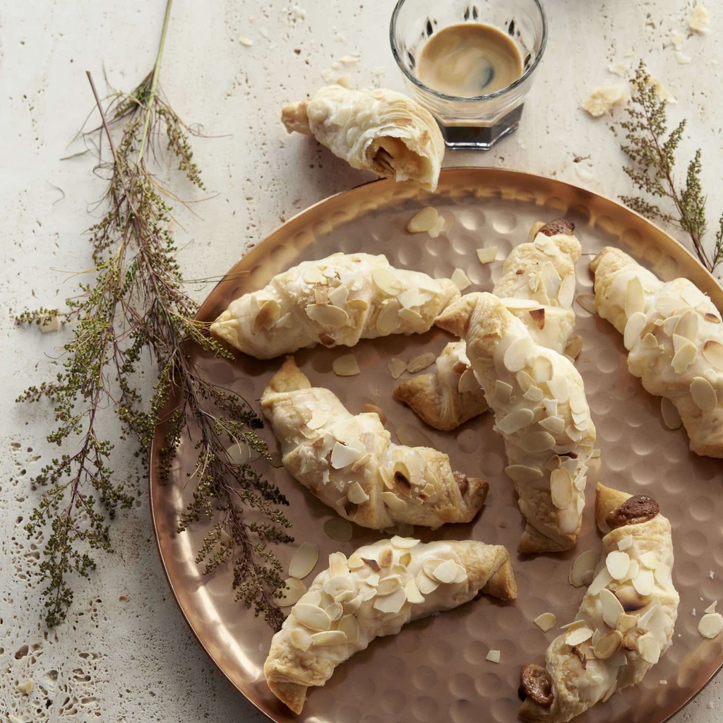 Croissants aux amandes