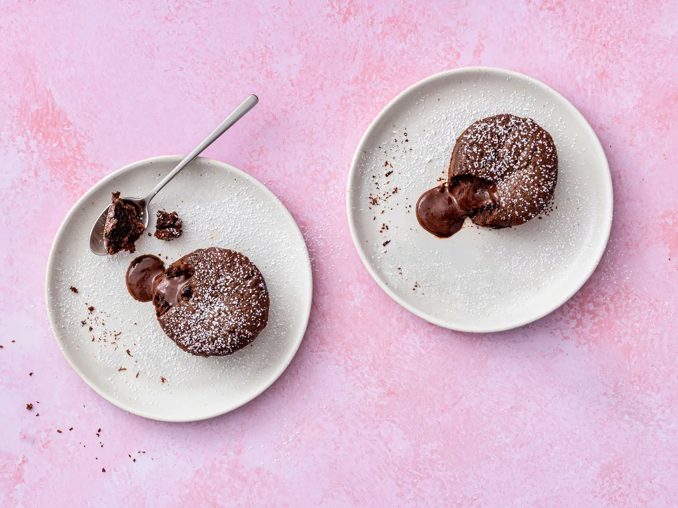 Tortine al cioccolato con cuore fondente