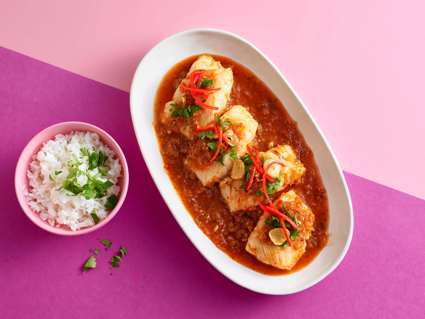 Fischfilets mit Tamarindensauce
