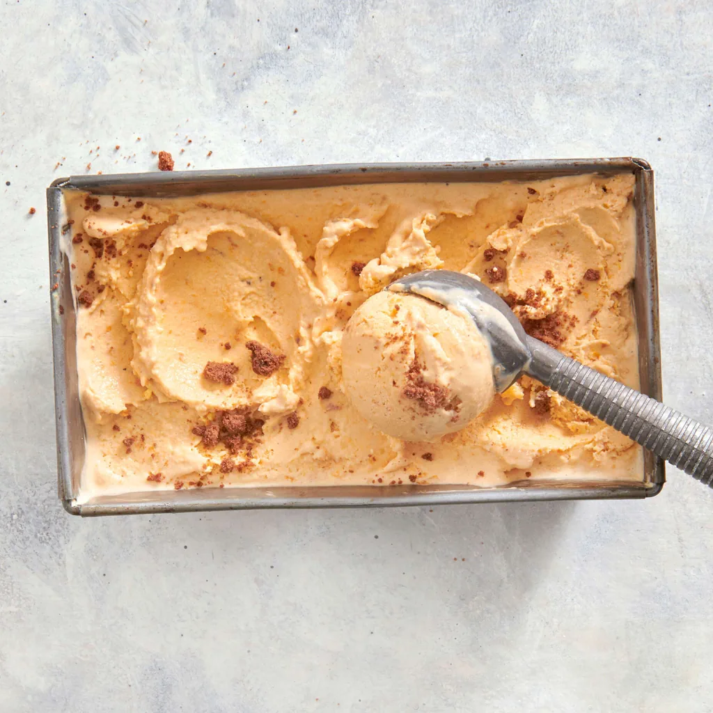 Glace aux abricots grillés