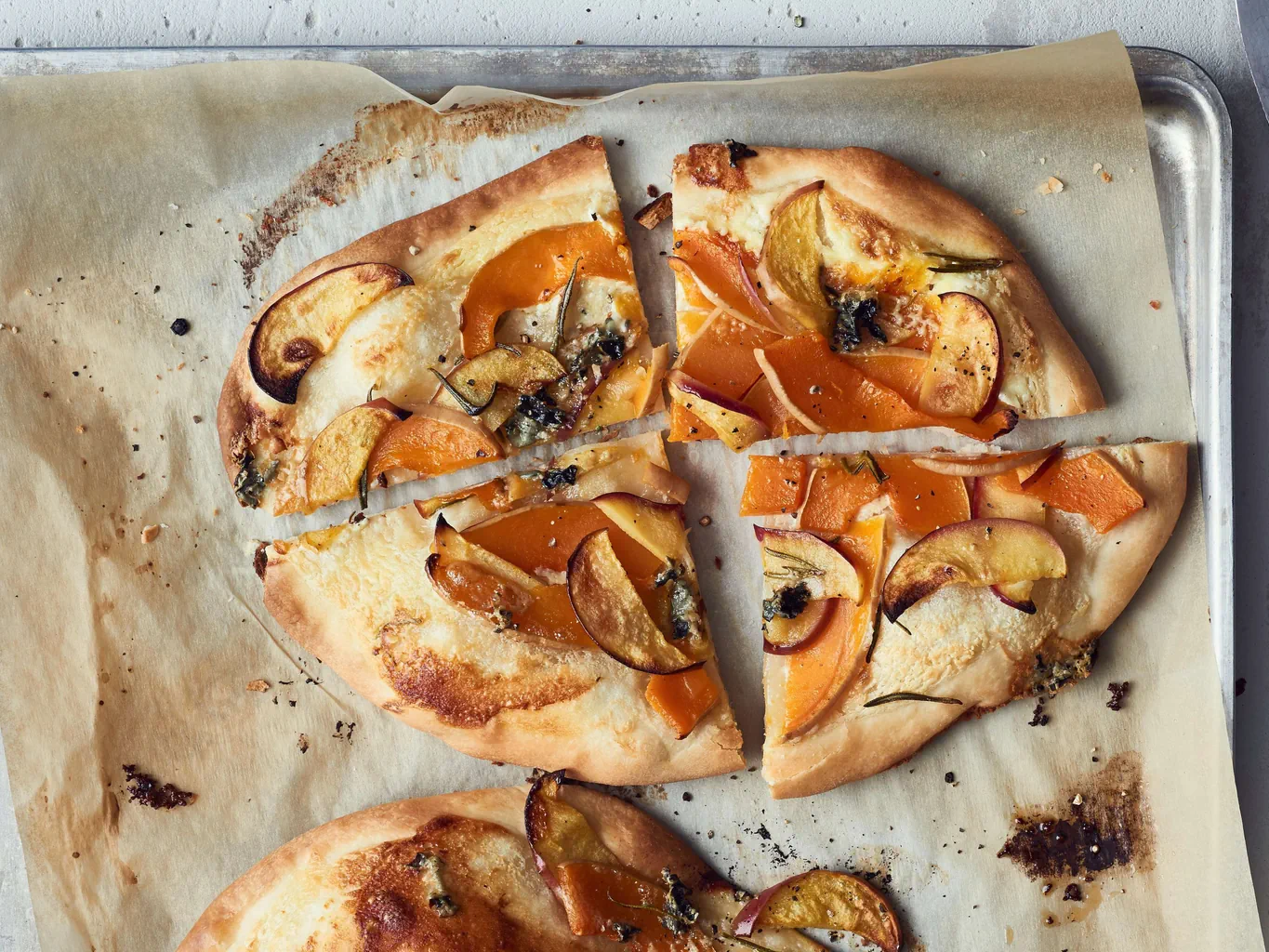 Pizza bianca à la courge