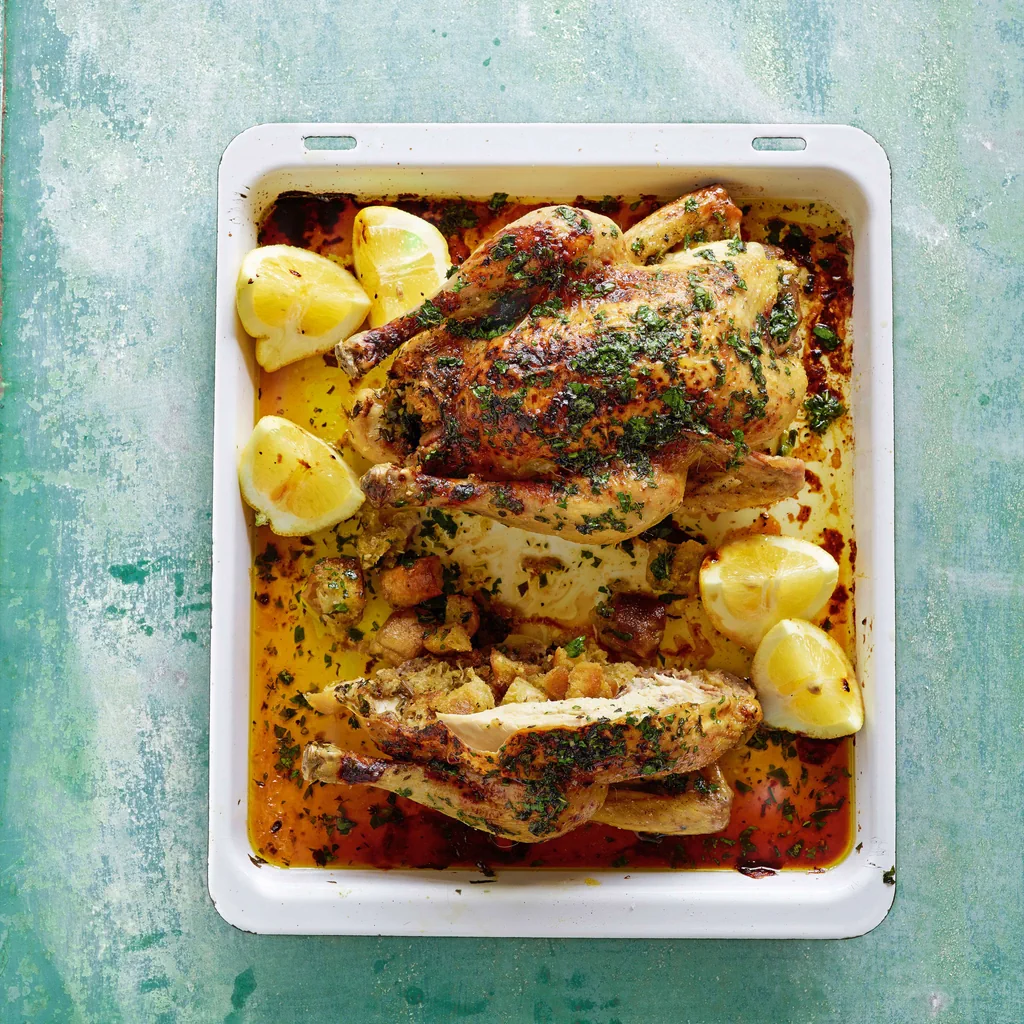 Gefülltes Kräuter-Poulet
