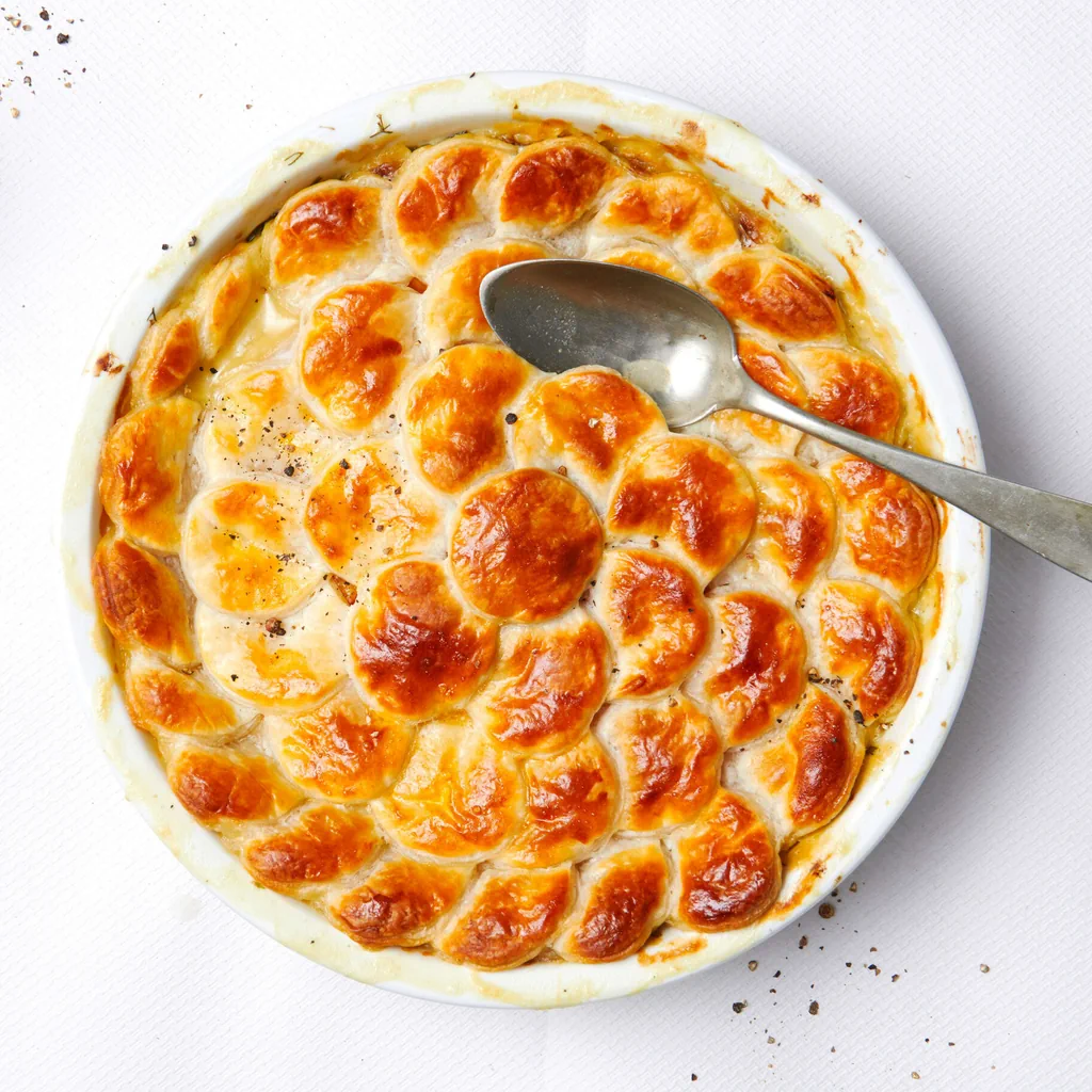 Pie di spinaci e pesce