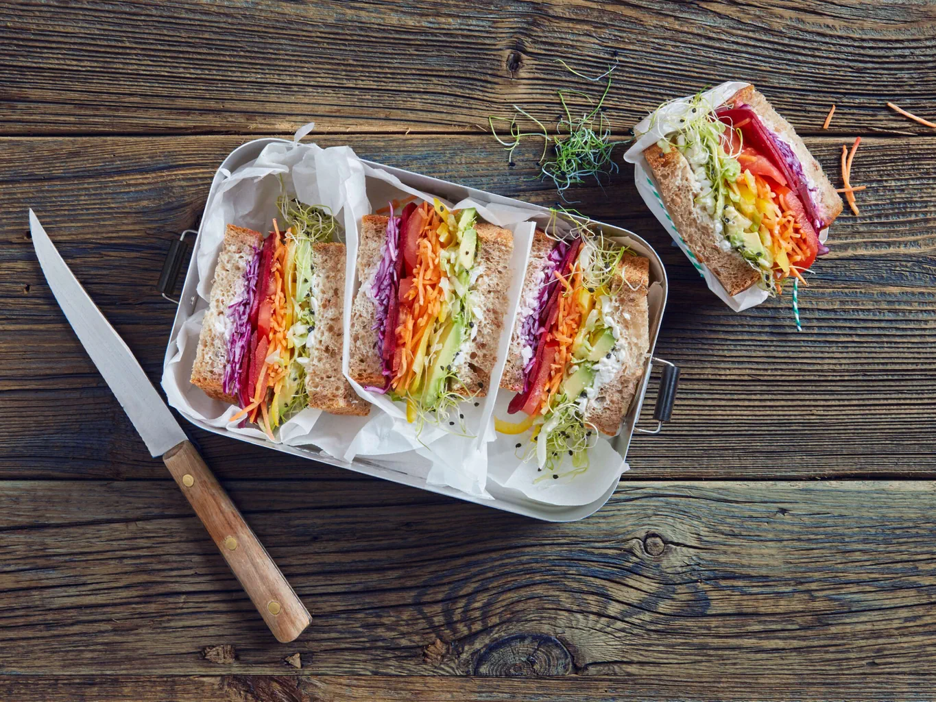 Panino arcobaleno