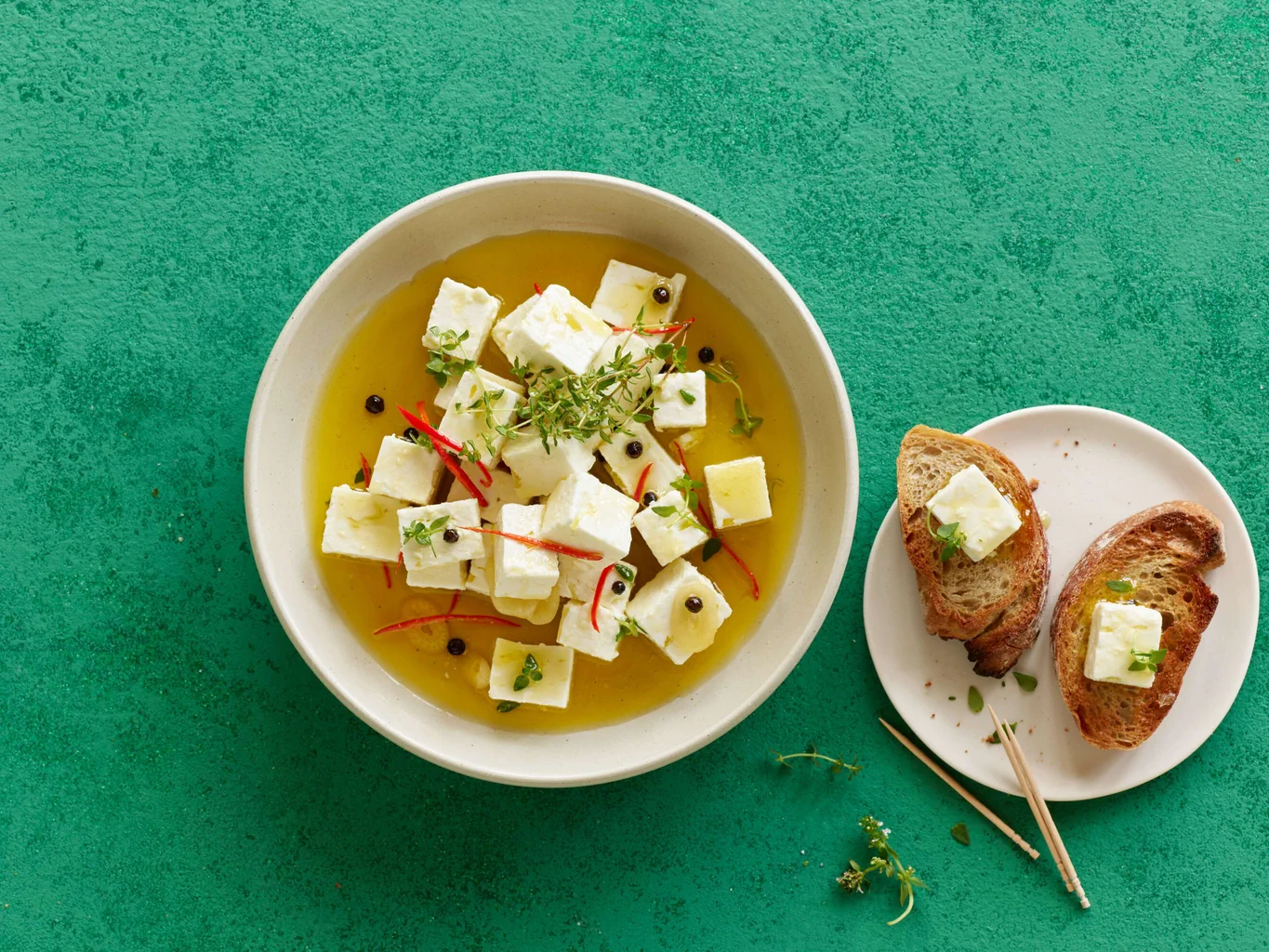 Feta marinata