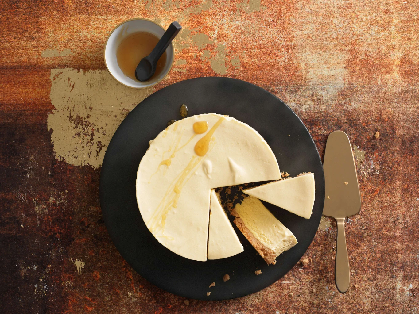 Torta gelato al miele 