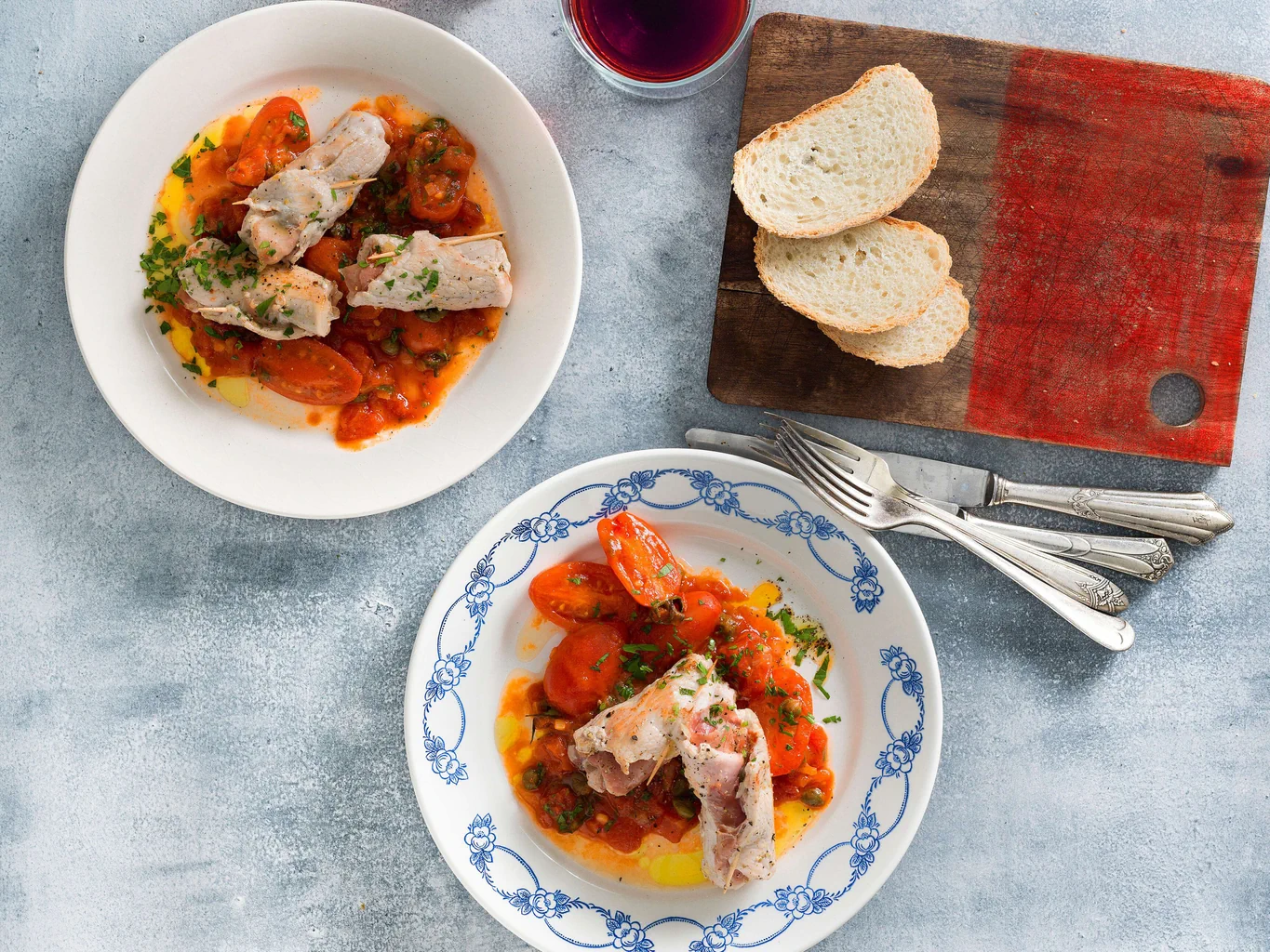 Involtini mit Kapernsugo