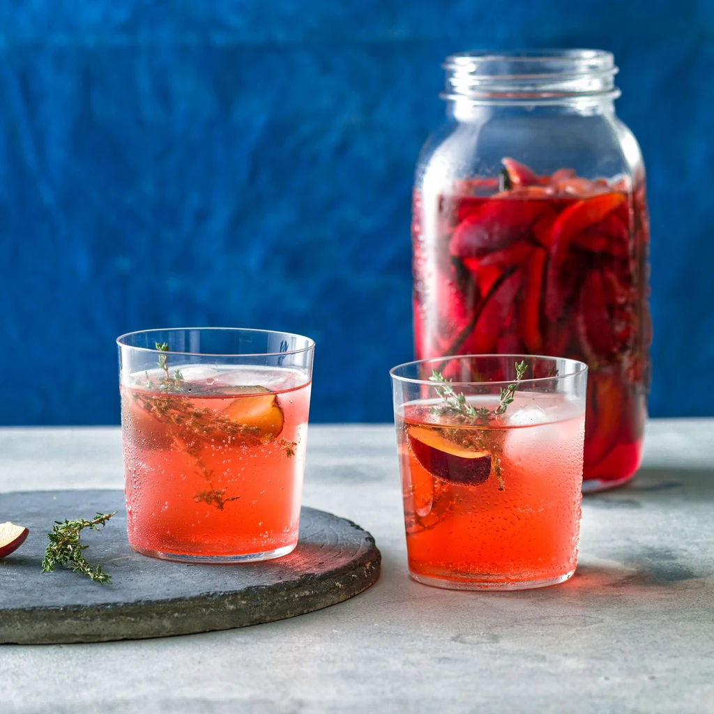 Shrub di prugne e vaniglia