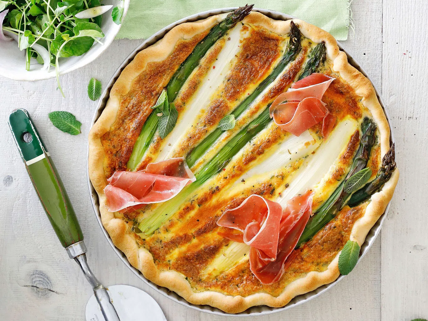 Spargelquiche
