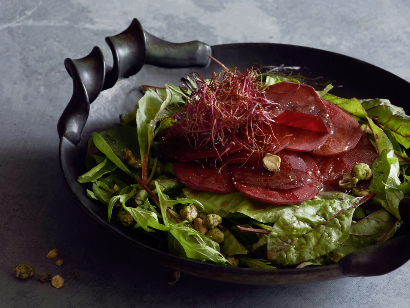 Insalata di barbabietole al wasabi