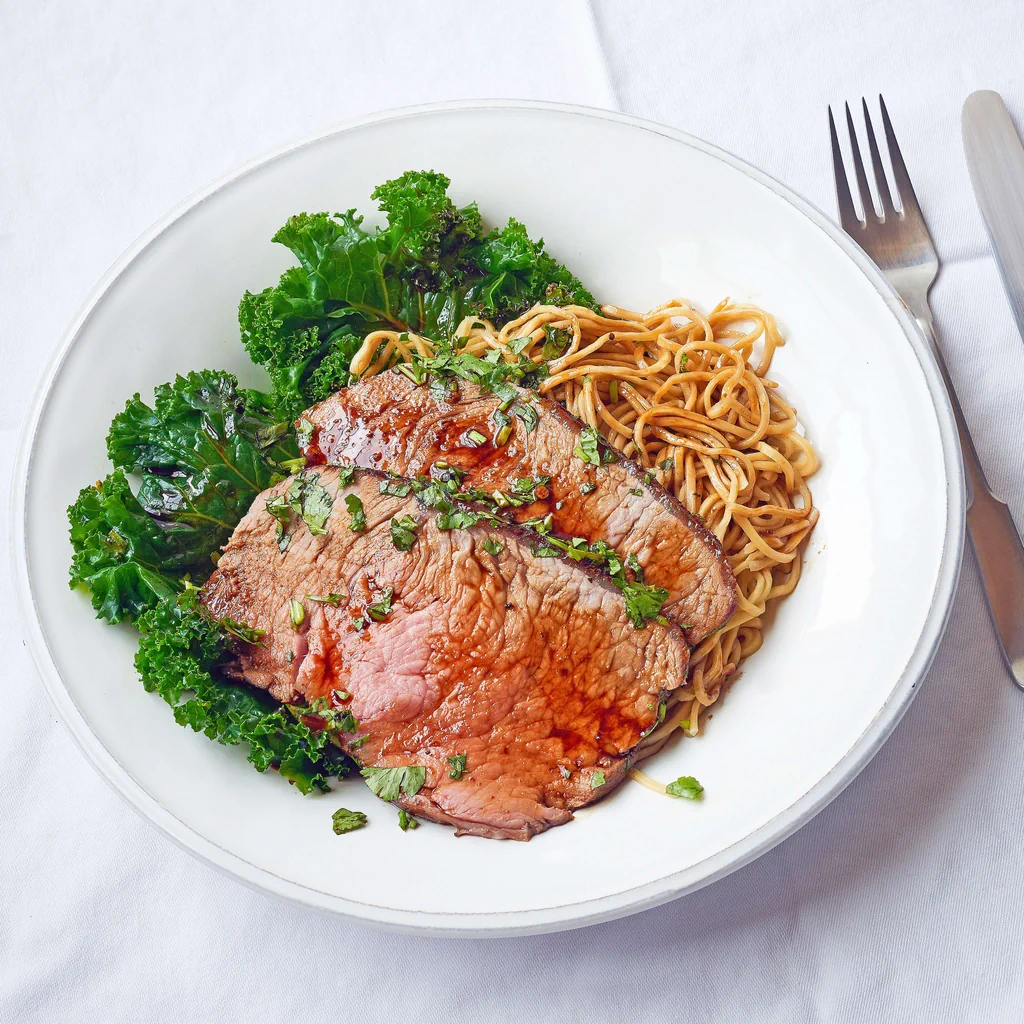 Entrecôte aux saveurs asiatiques