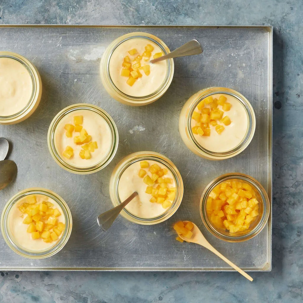Crème au séré et à la mangue