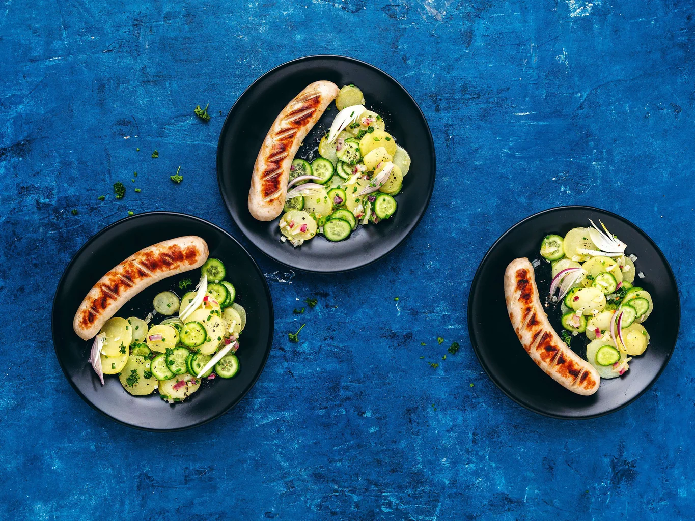 Grillwurst mit Kartoffelsalat