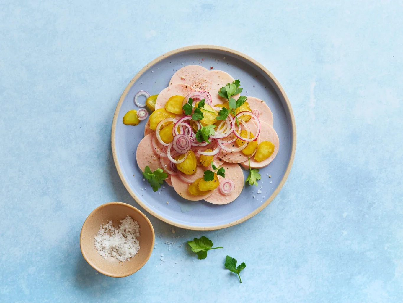 Salade de saucisse express avec concombre