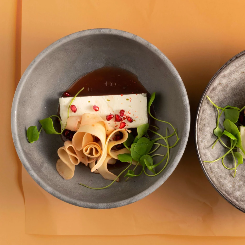 Lauwarmer Pastinaken-Feta-Salat