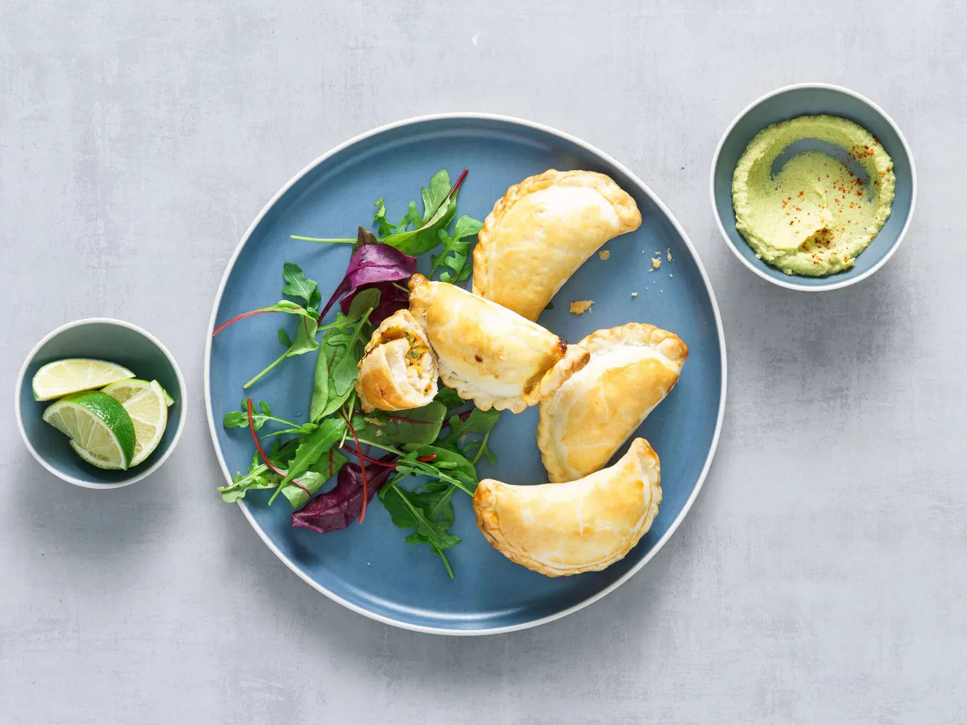 Empanadas mit Poulet und Gemüse