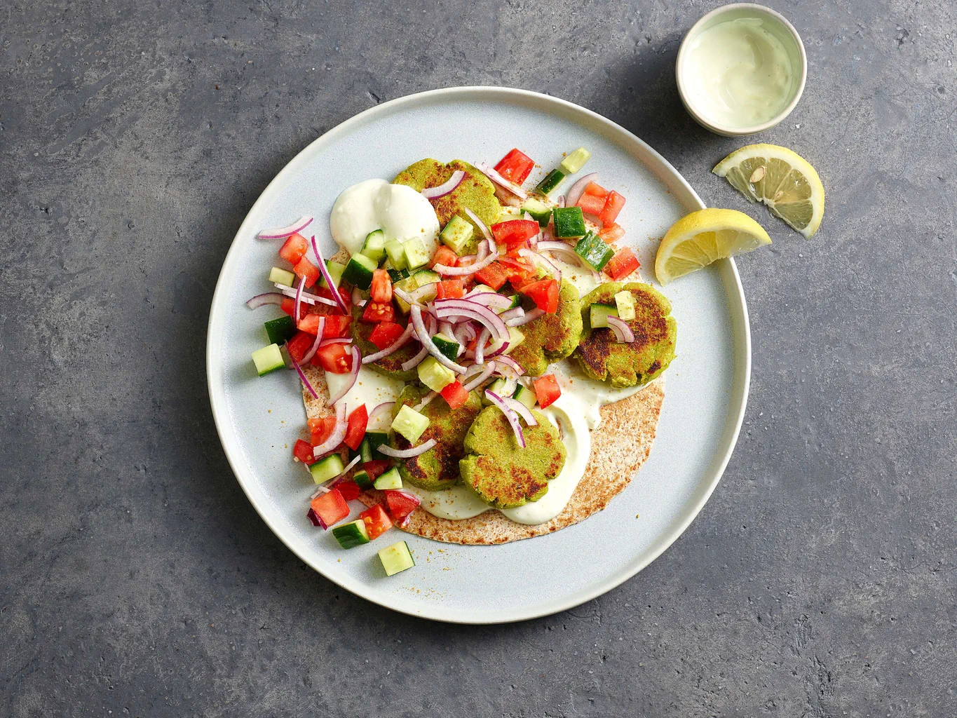 Falafels protéinés aux edamame