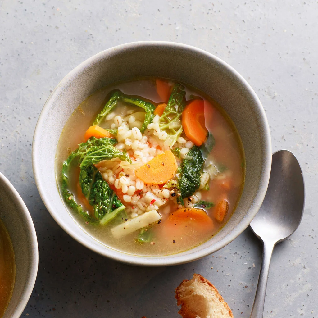 Soupe aux légumes et à l’orge