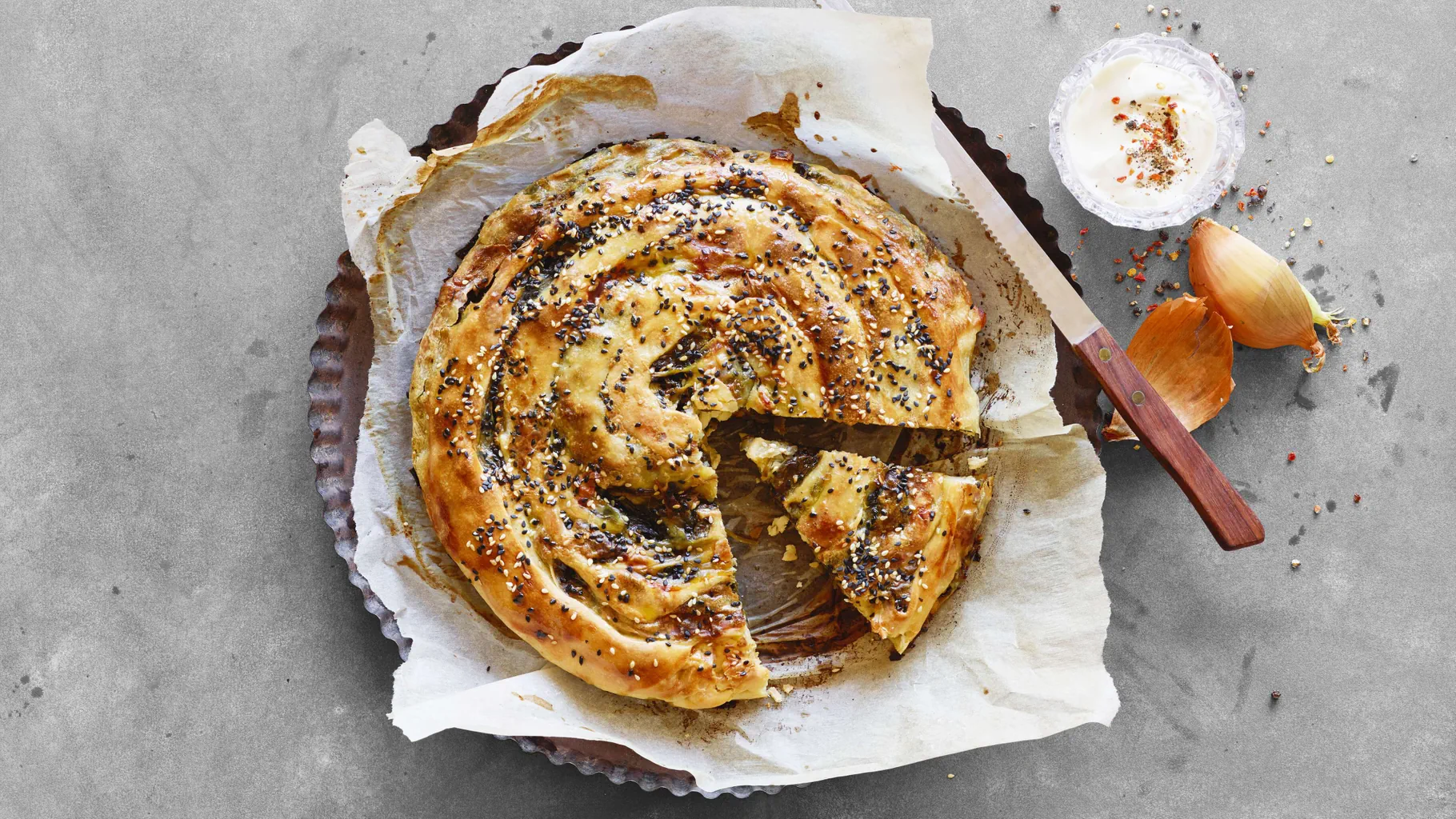 Börek aux épinards avec feta