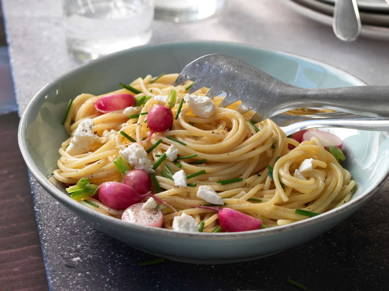 Frühlingsspaghetti
