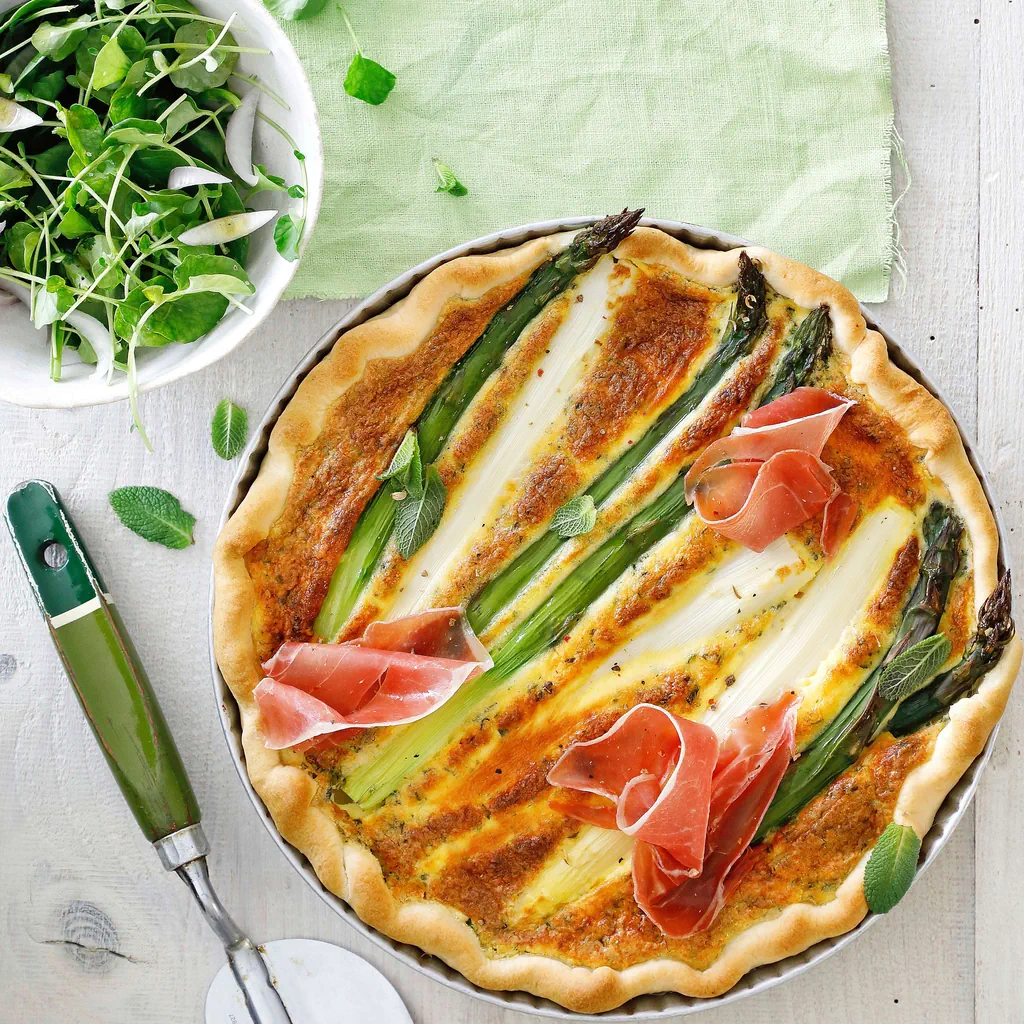 Spargelquiche