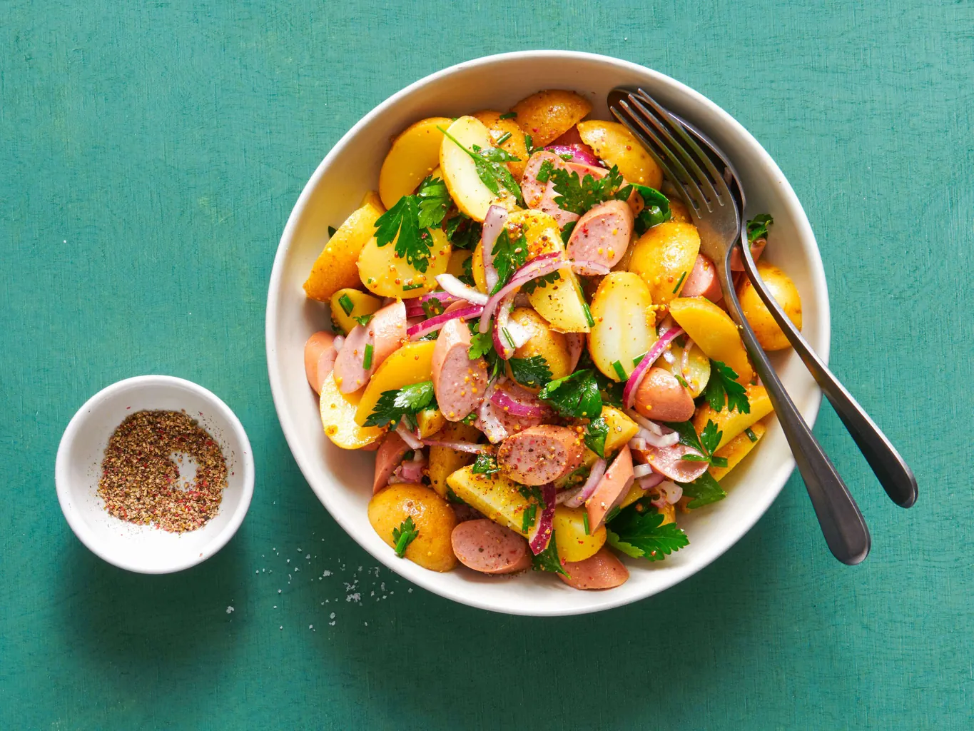 Insalata di patate con wienerli