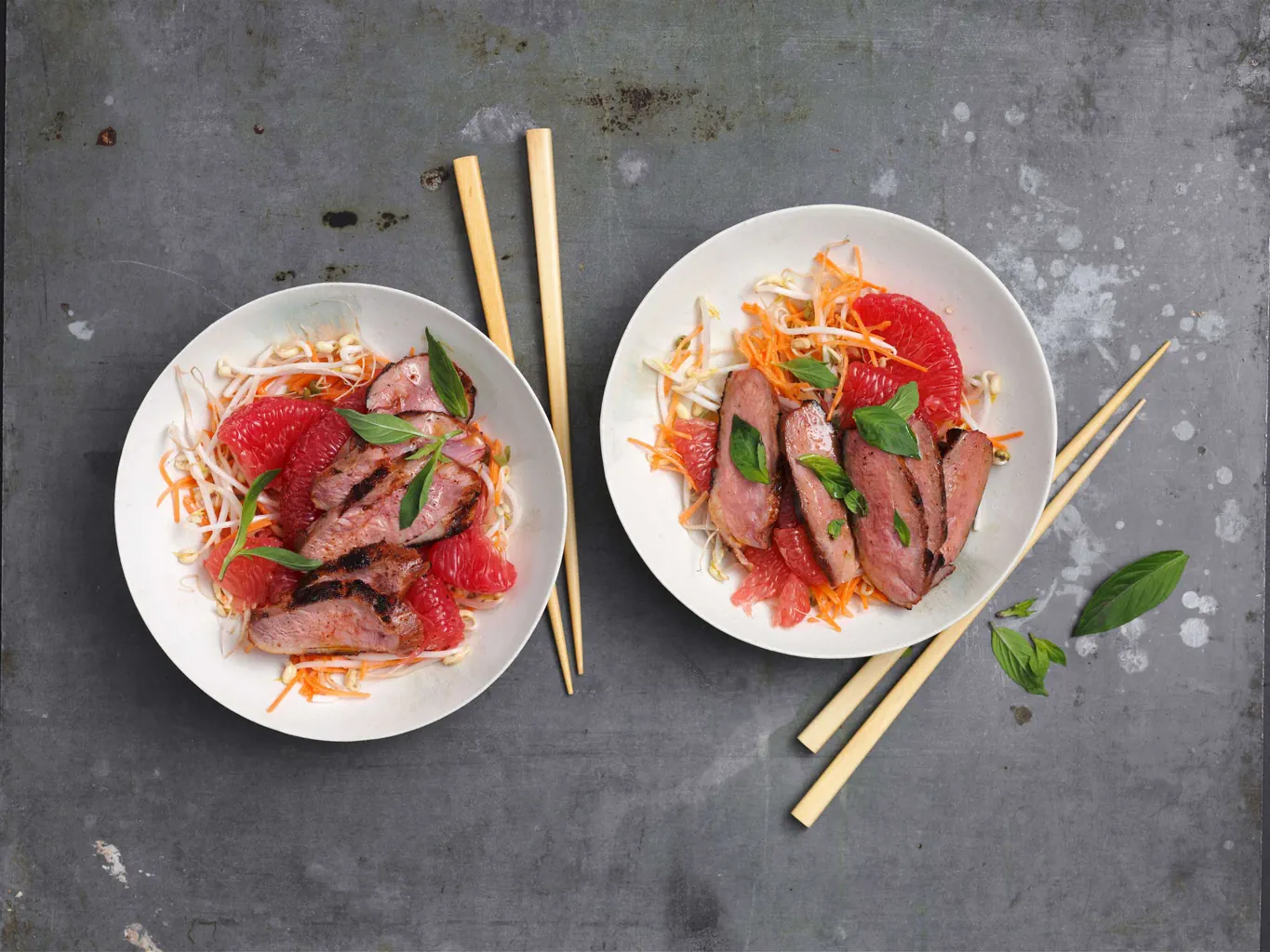 Vietnamesischer Sprossensalat mit Ente