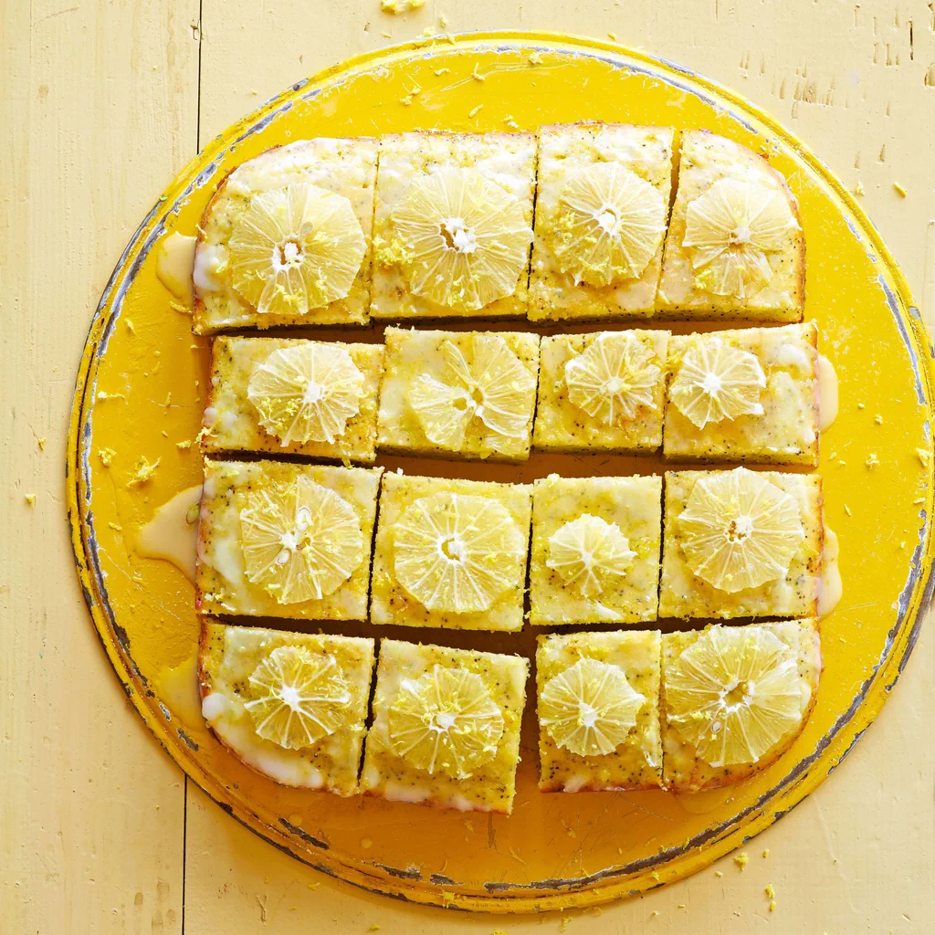 Torta al limone e ai semi di papavero