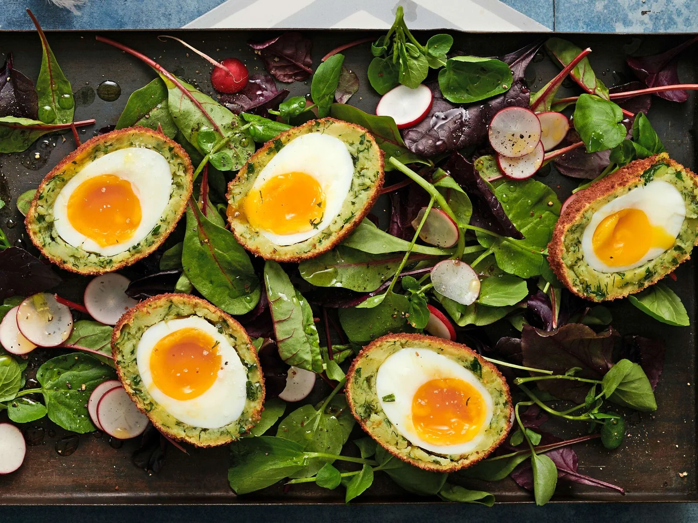 Scotch eggs végétariens