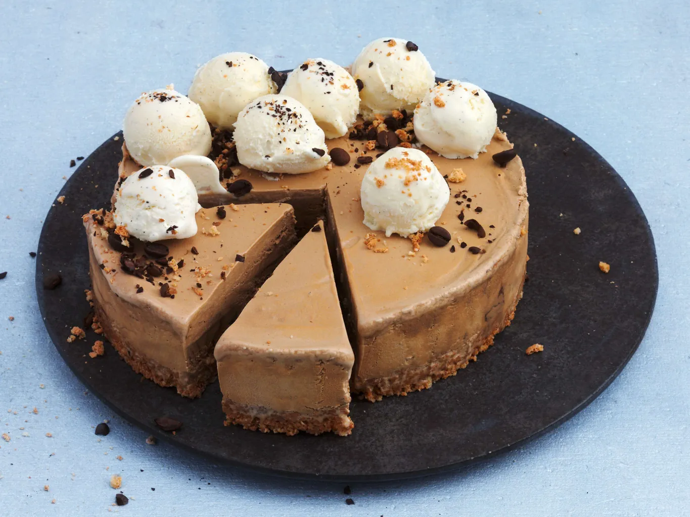 Tourte glacée à l'espresso