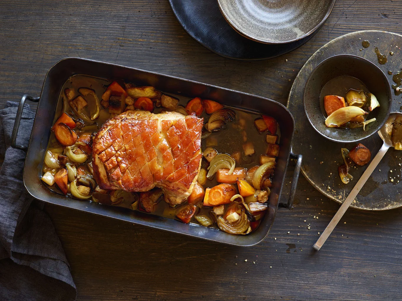 Rôti de porc croustillant