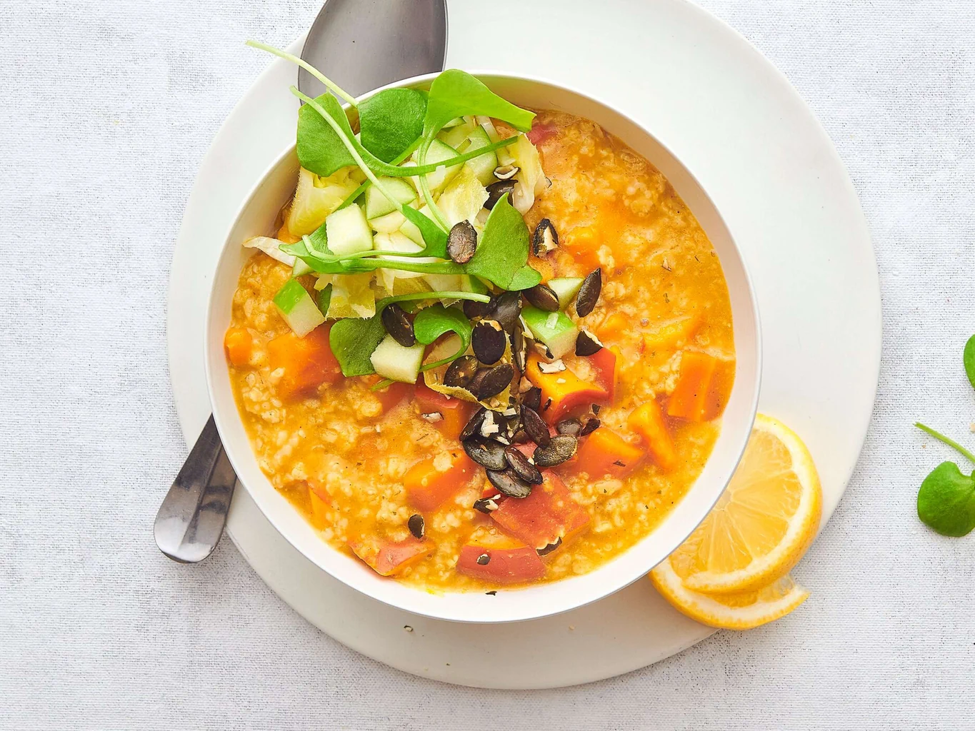 Salziger Kürbis-Porridge