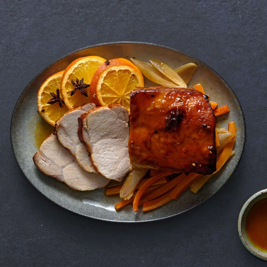 Schweinsnierstück an Portweinsauce