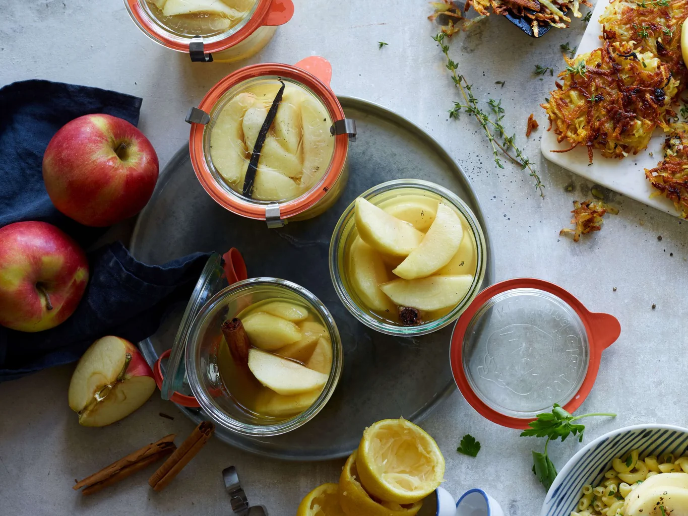 Compote de pommes à la vanille