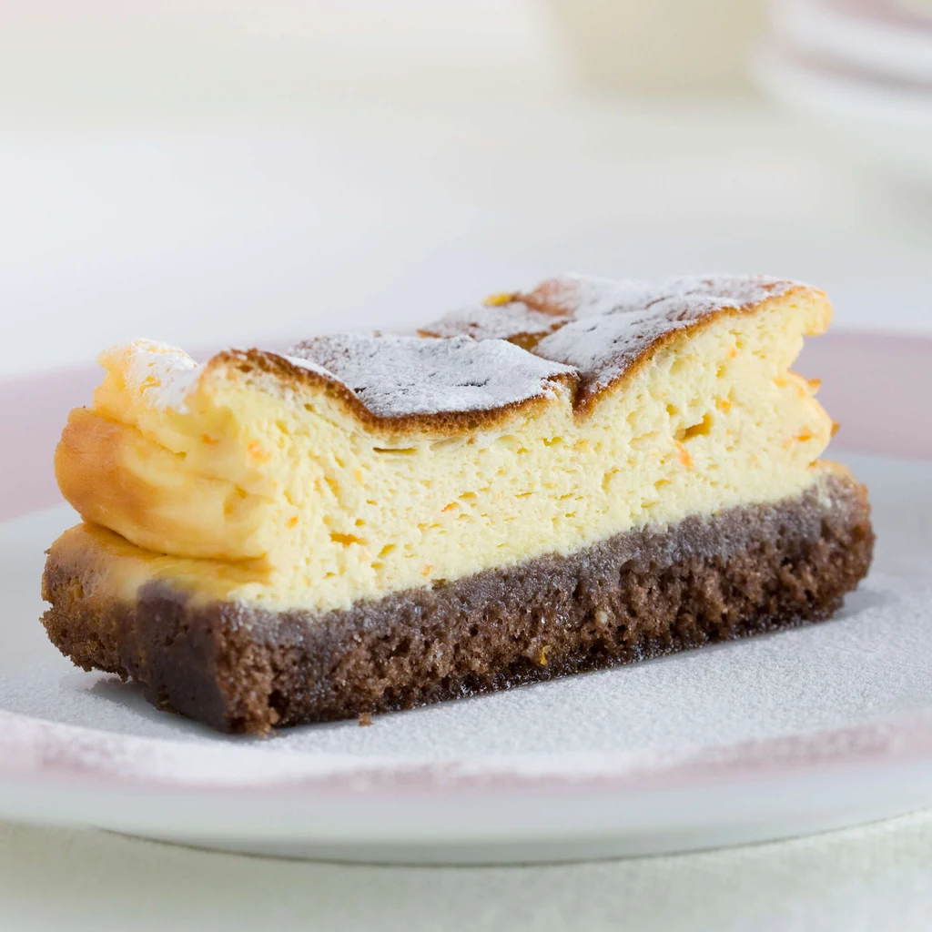 Trancio al cioccolato e al quark