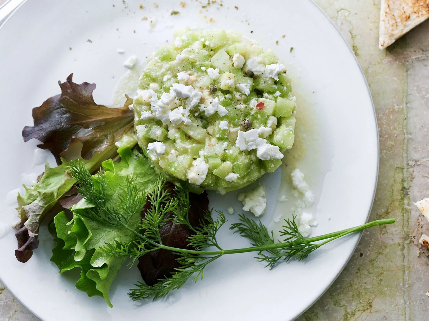 Tartare di cetrioli alla feta