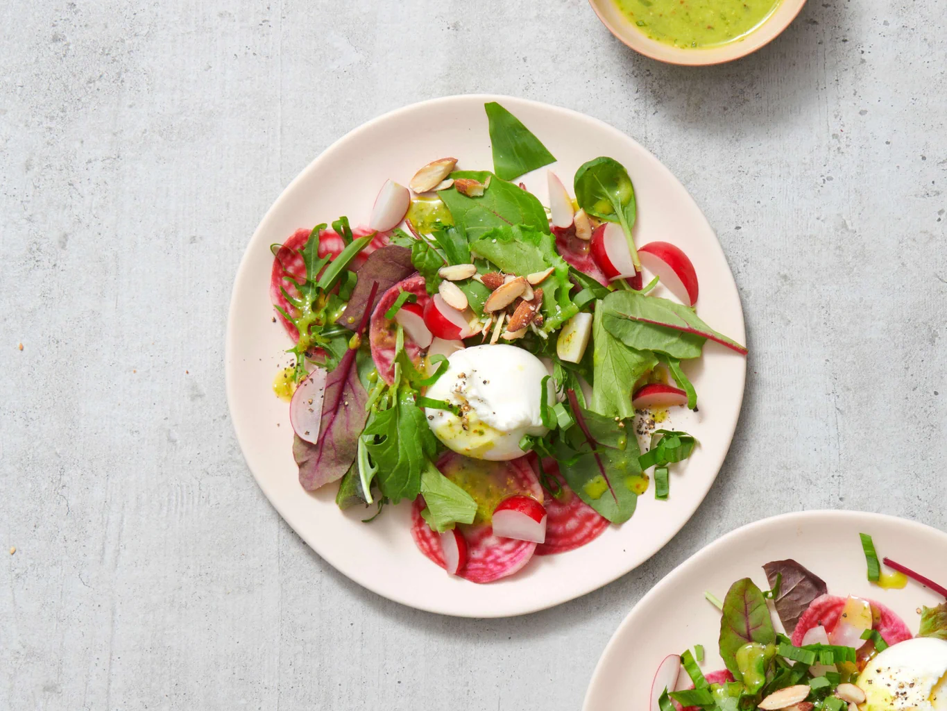 Burrata mit Bärlauch