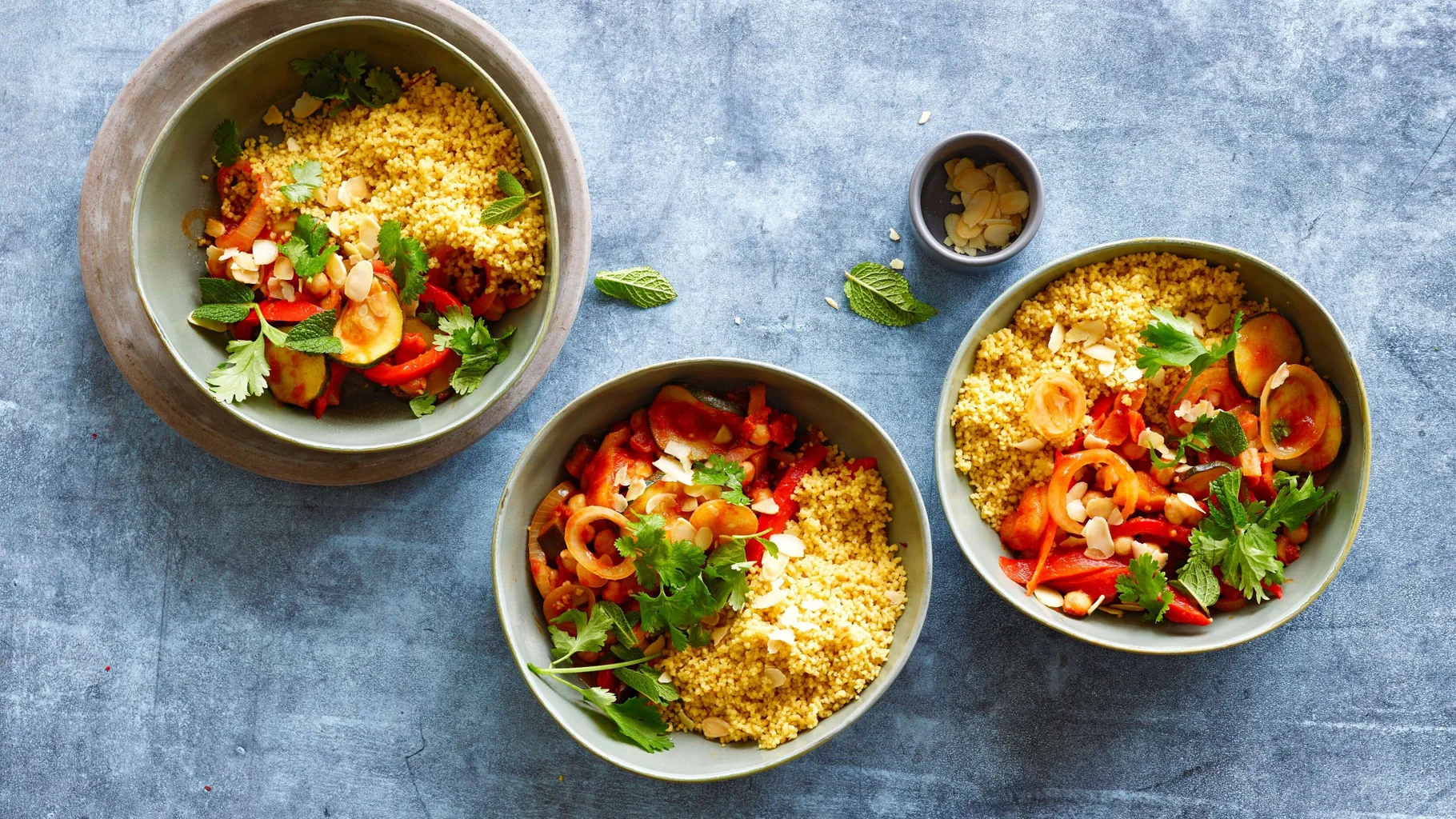 Tajine di verdure con cuscus